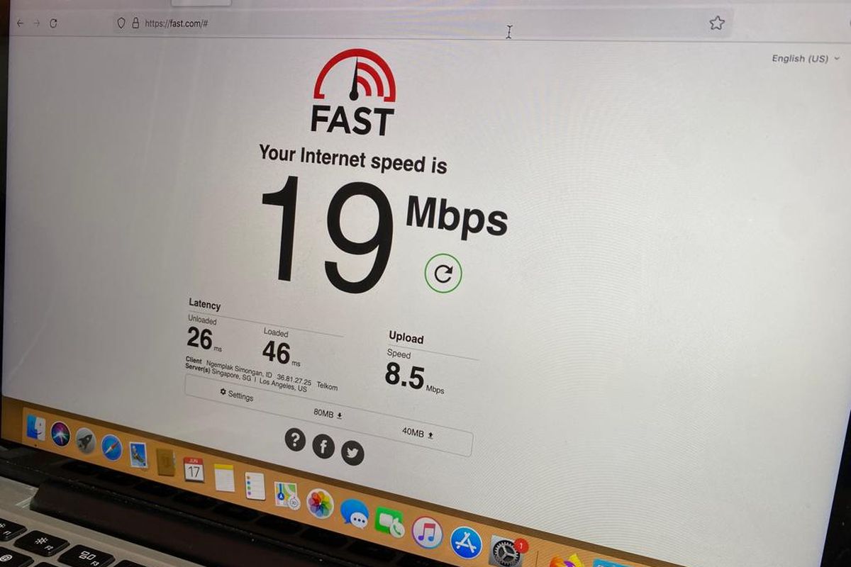 Cara cek kecepatan internet