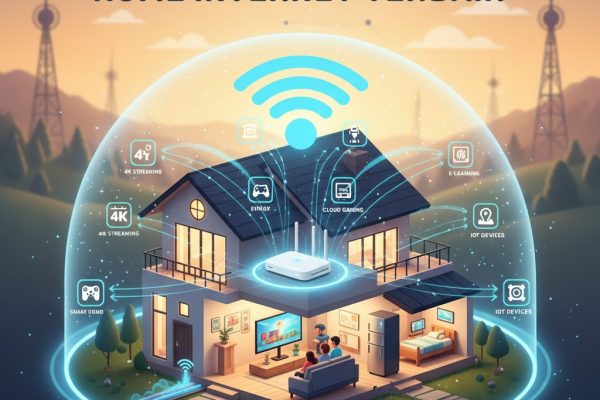Internet rumah cepat dan andal