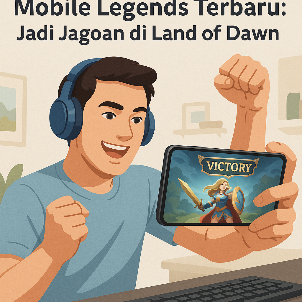 Ilustrasi Tips Menang Game Mobile Legends Terbaru: Jadi Jagoan di Land of Dawn untuk kategori games